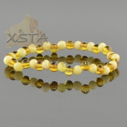 2 colors Amber bracelet baroque